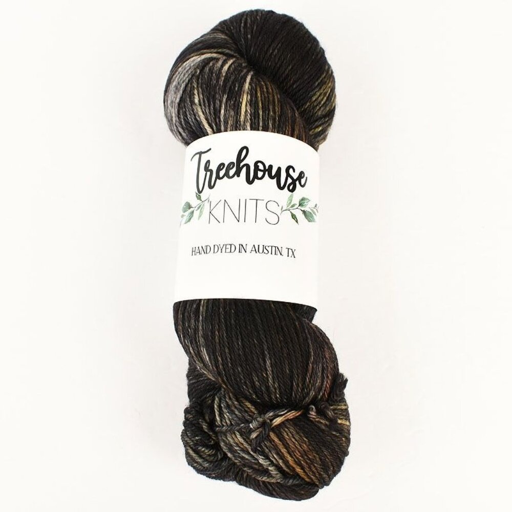 Treehouse Knits Hand Dyed Sport Yarn 100% SW Merino Wool Dante